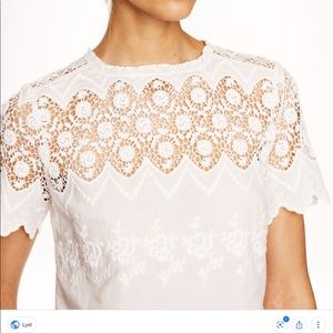 J Crew Collection Victorian Lace Top